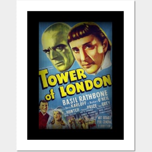 Tower Of London - 1939 Film Release Promotional Poster. Posters and Art